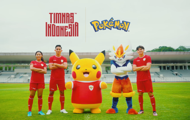 Kerja sama PSSI dan Pokemon Company. (YouTube)